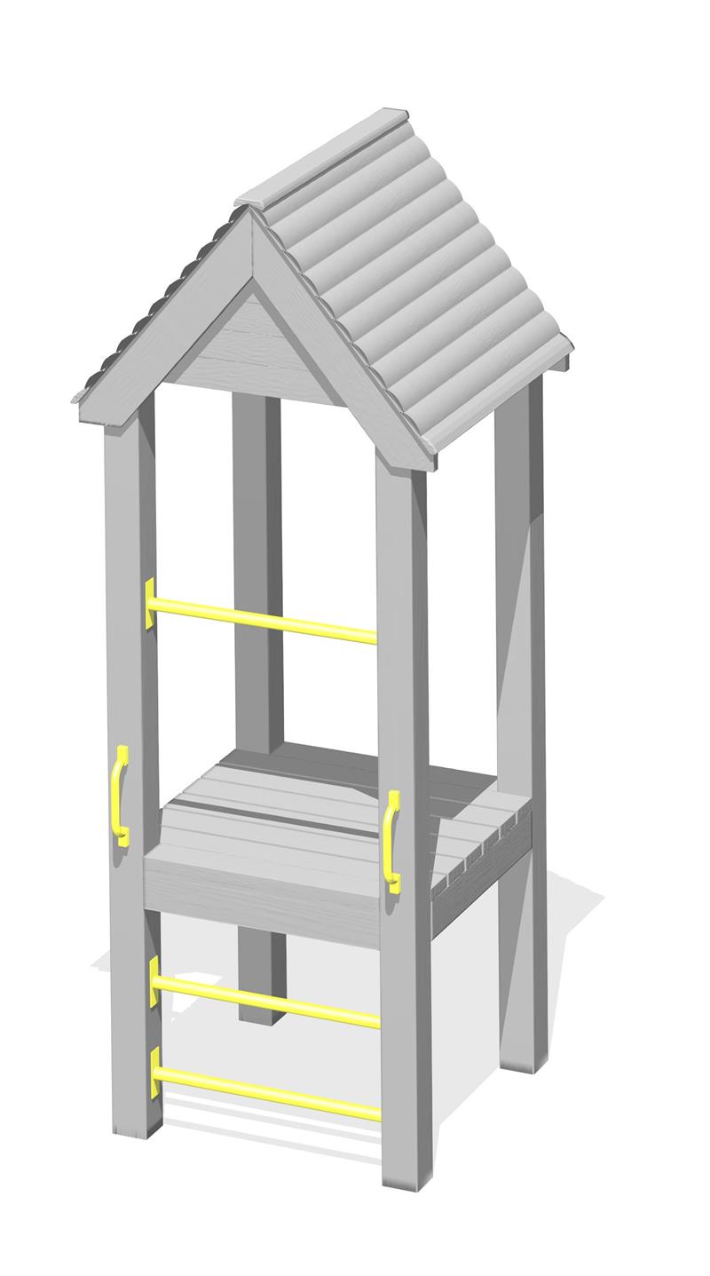 Technical render of a Ladder Climb (900mm)